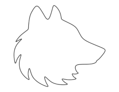 Wolf Head Coloring Pages Pdf, Free Vectors File